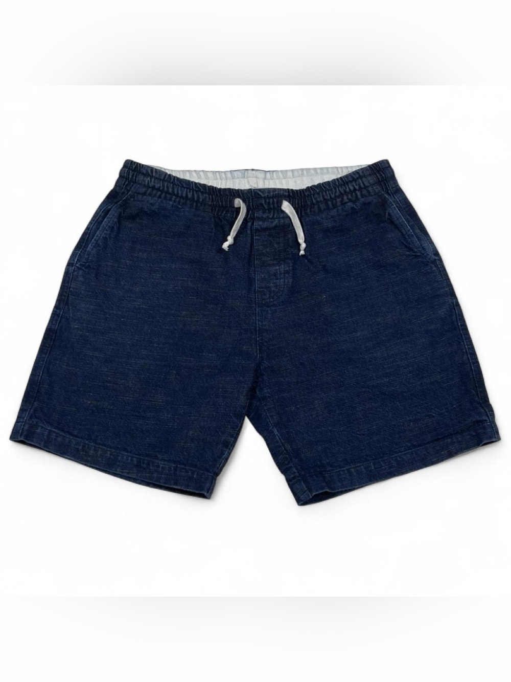 GUSTIN Monster Linen Blend Shorts Navy Blue Men’s Size W29 L6.5” Drawstring